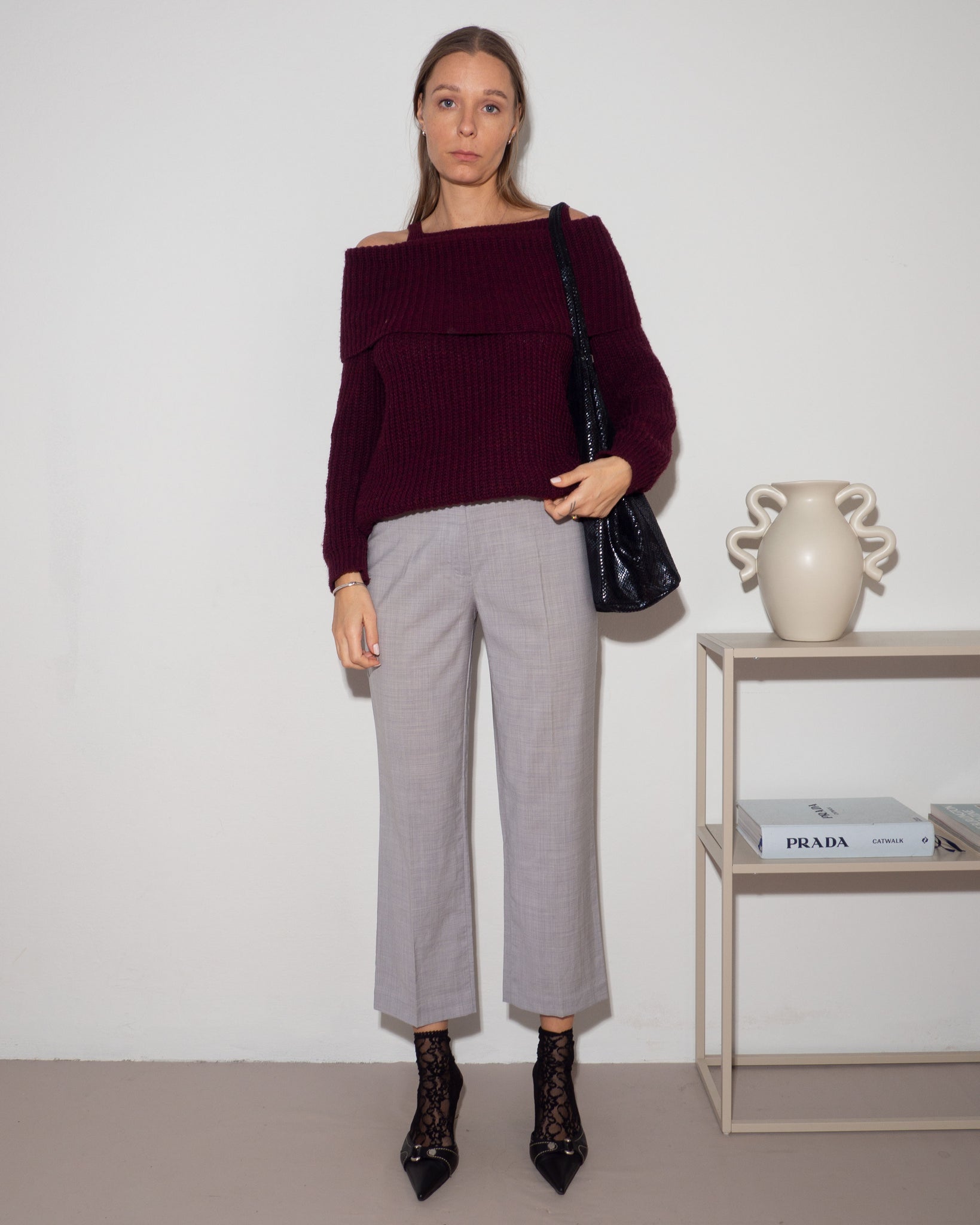 Cold Shoulder Knit