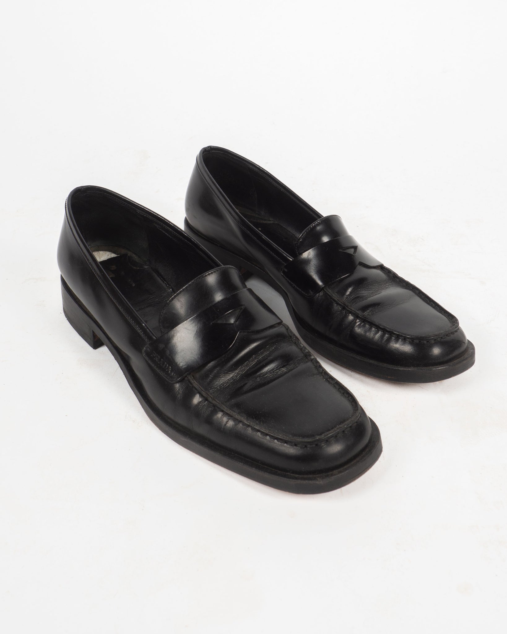 Prada Leather Loafers (40)