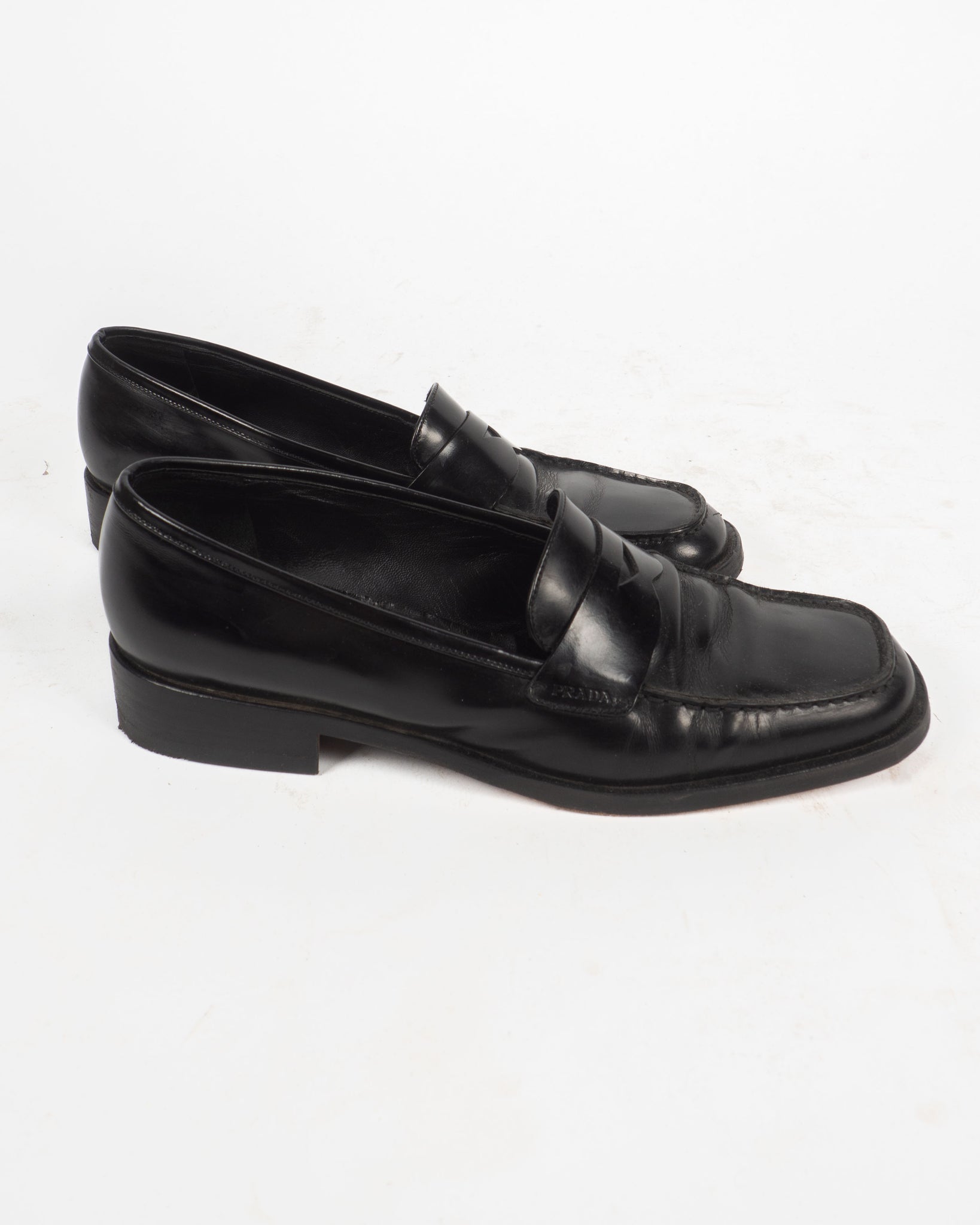 Prada Leather Loafers (40)