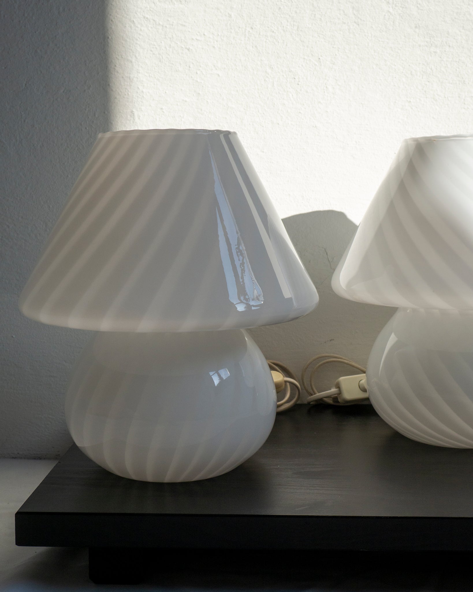 Murano Mushroom Lamps