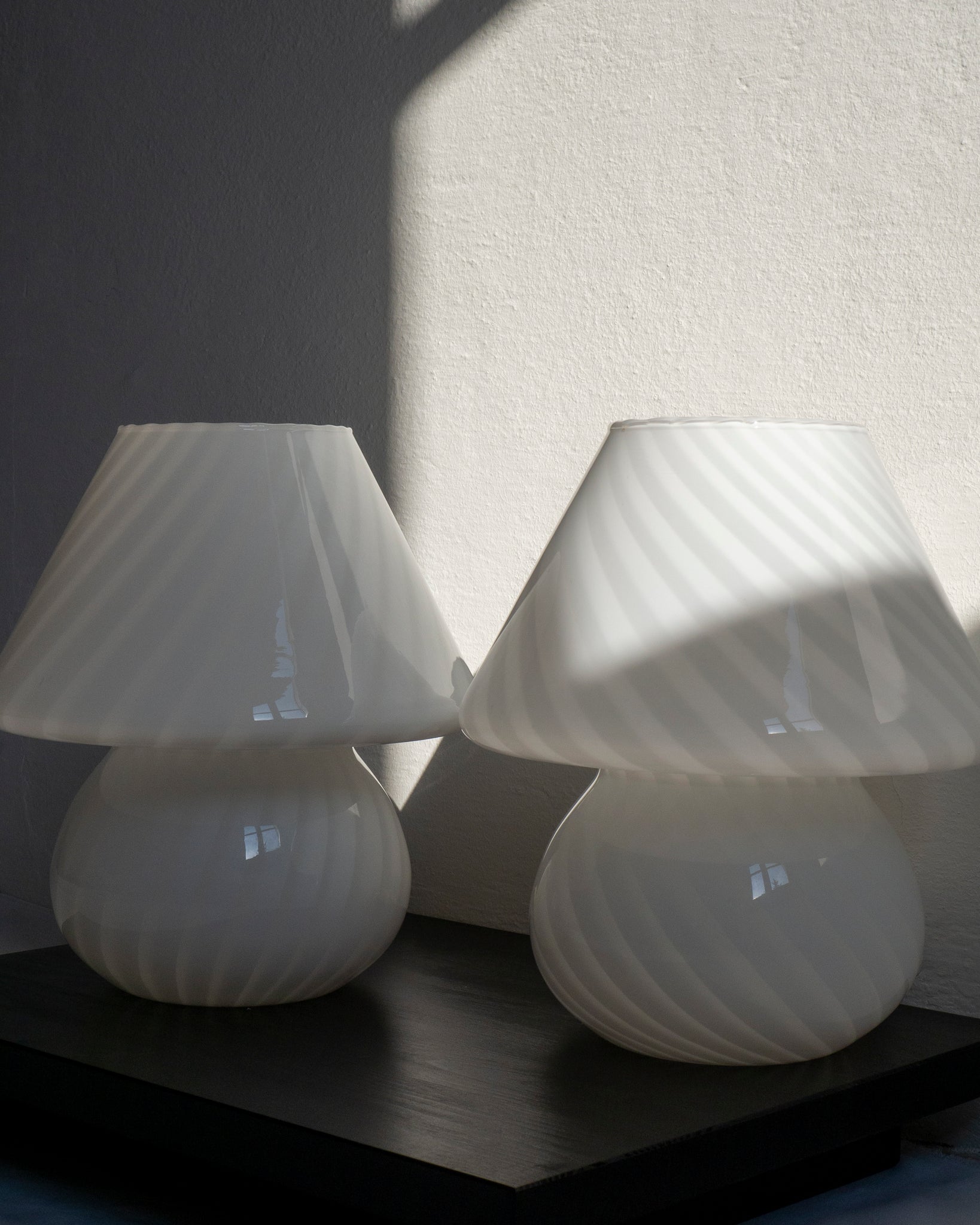 Murano Mushroom Lamps