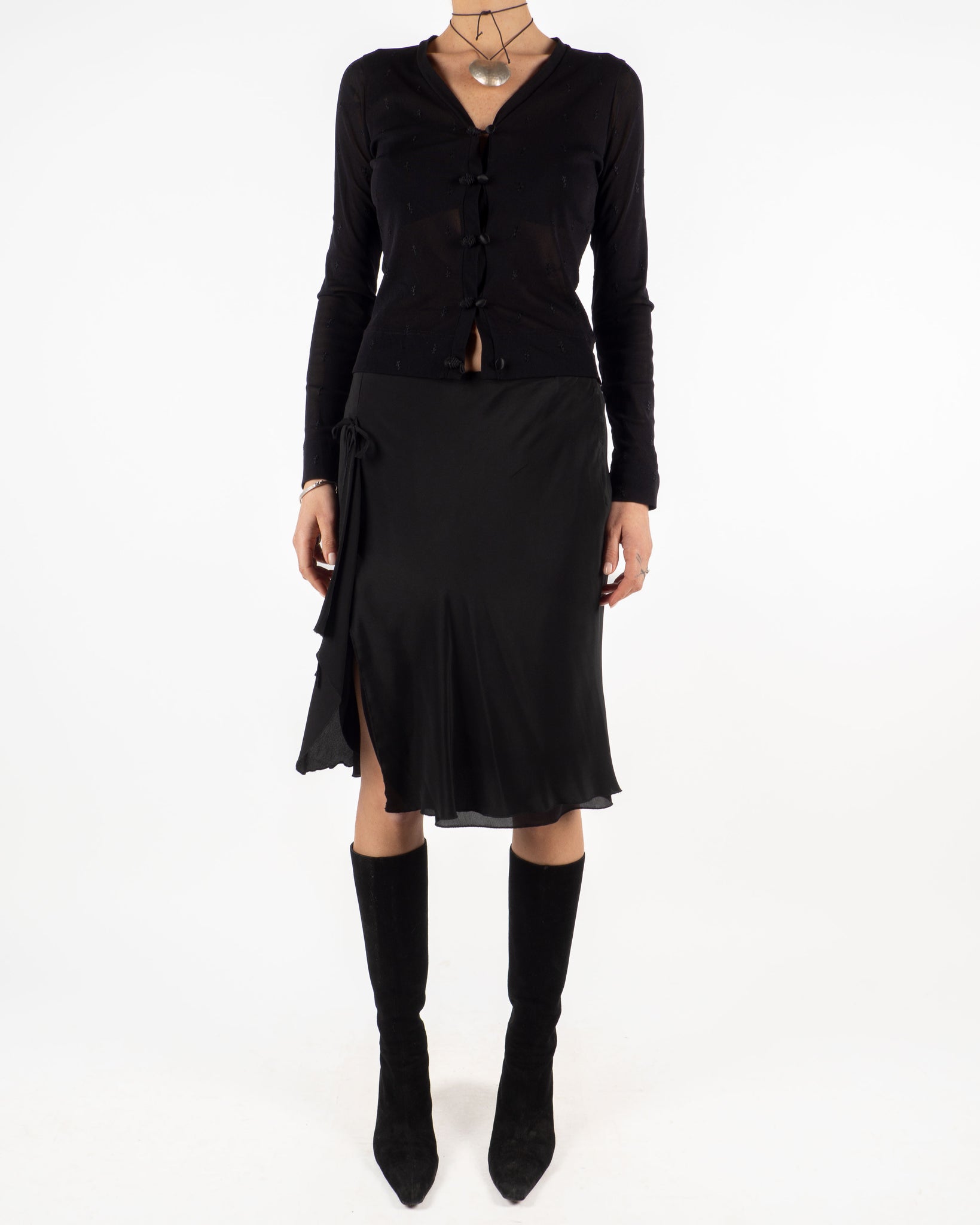 Blumarine Silk Skirt