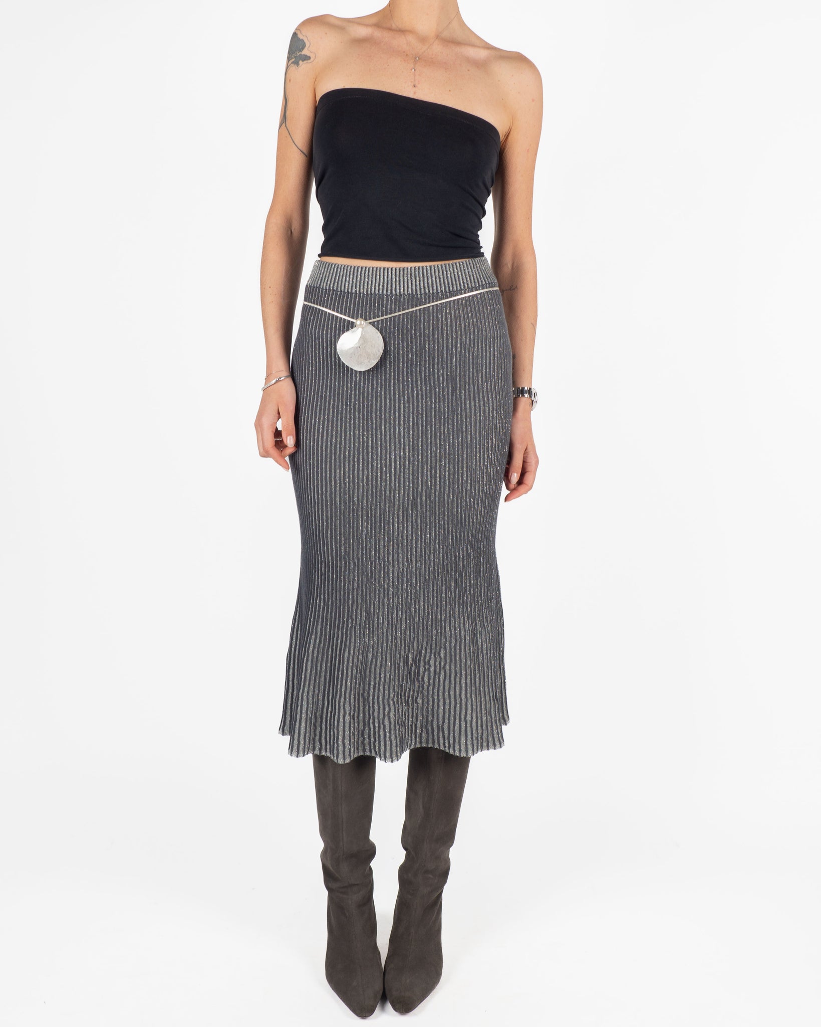 Stefanel Lurex Skirt