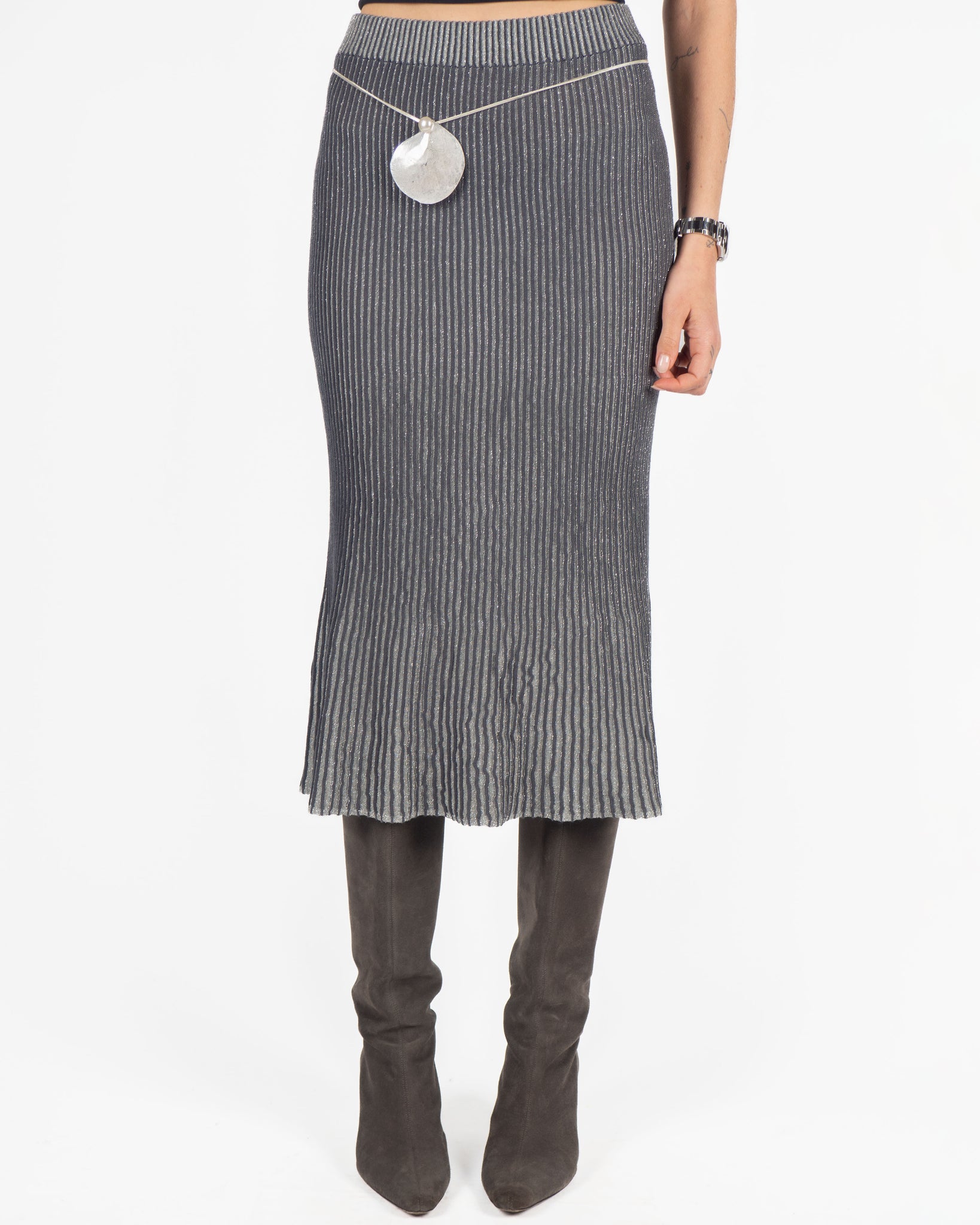 Stefanel Lurex Skirt