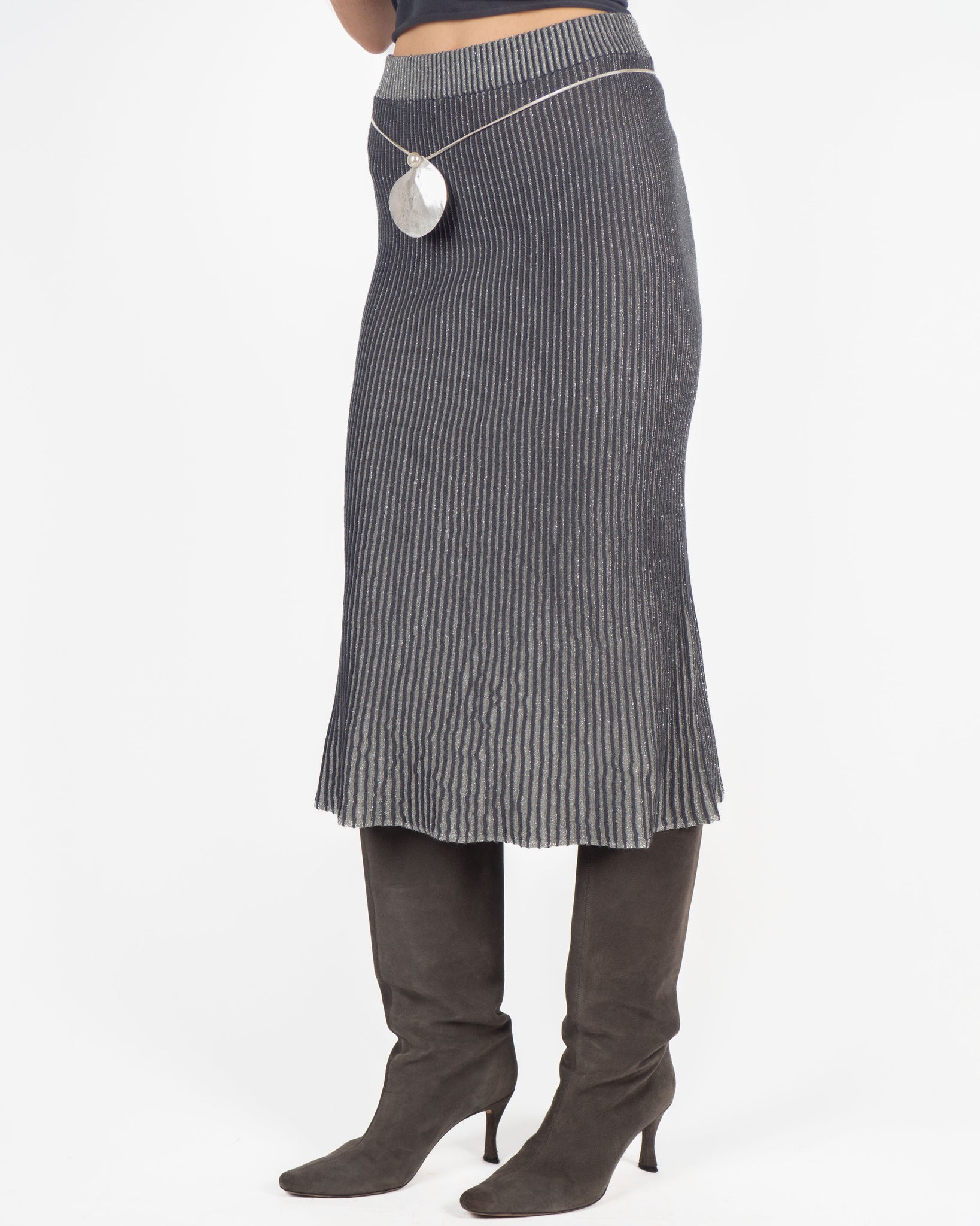 Stefanel Lurex Skirt