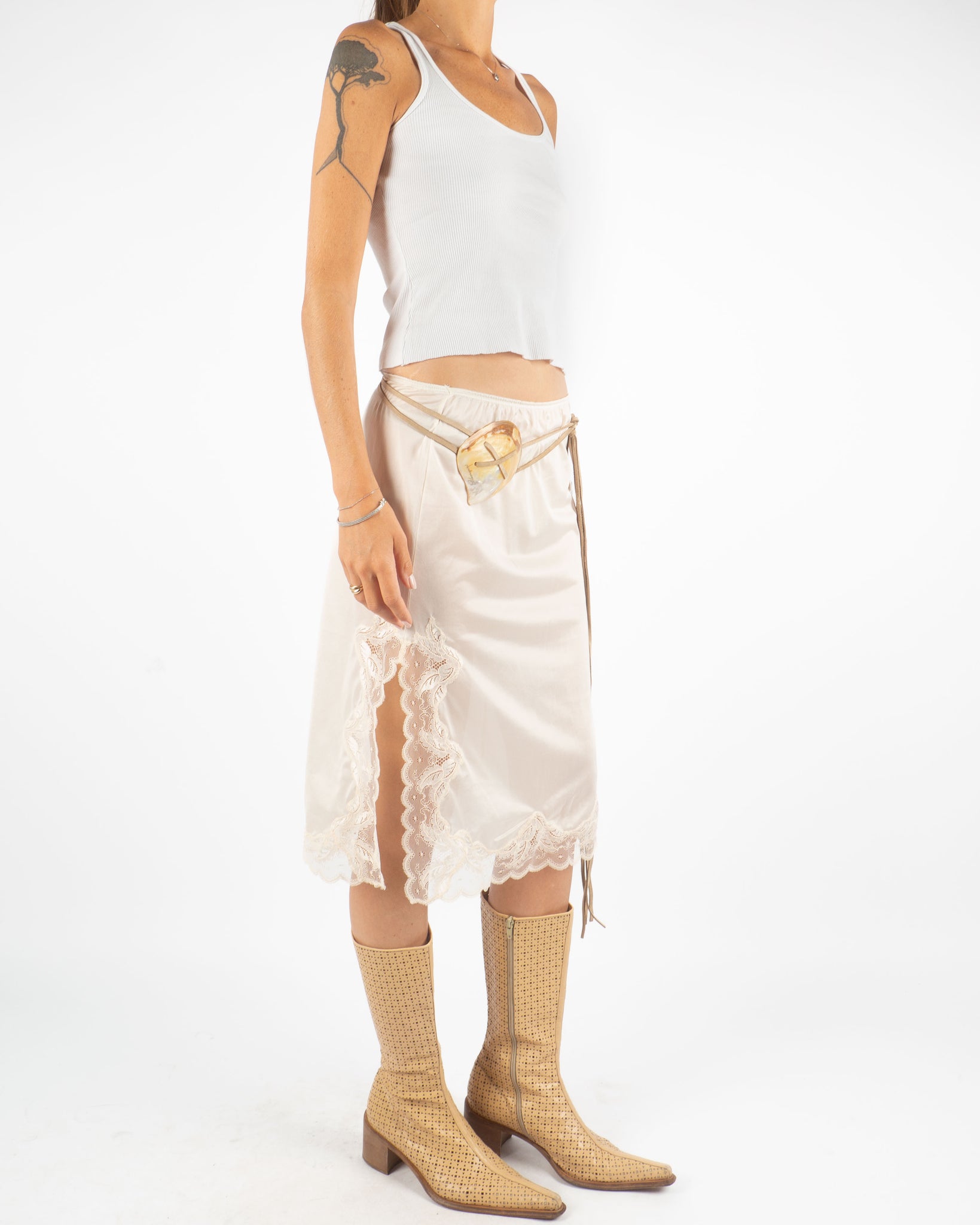 Lace Slip Skirt