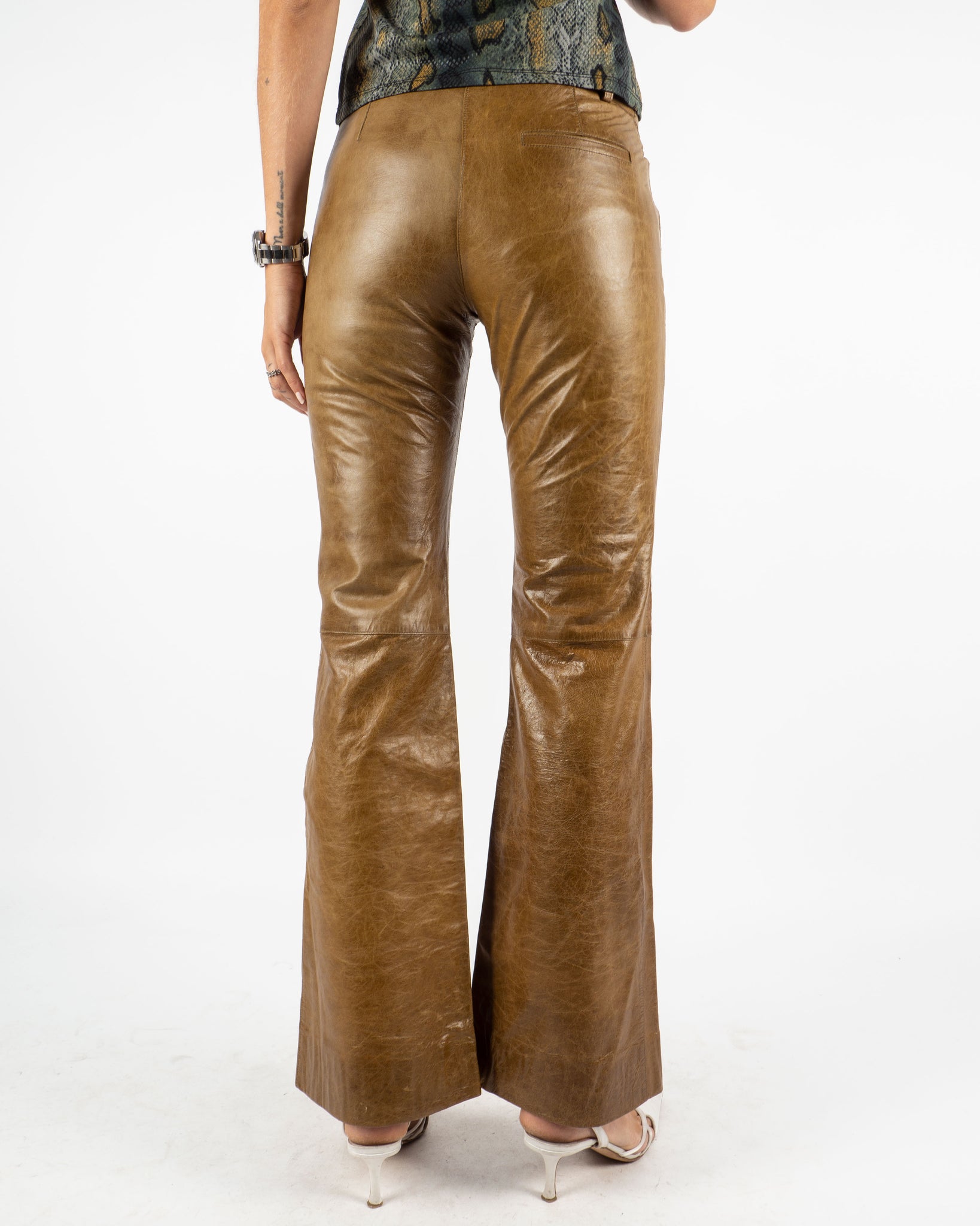 Fendi Leather Pants