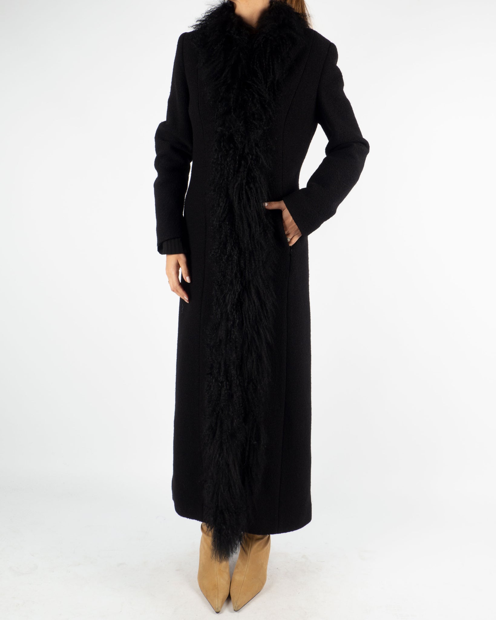 Fur Trimmed Coat