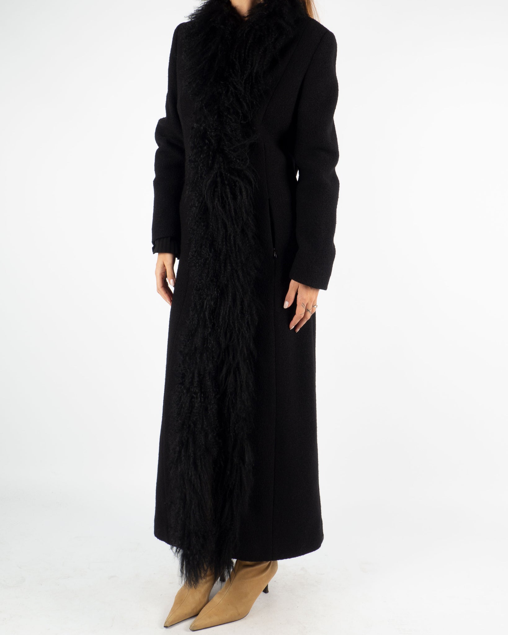 Fur Trimmed Coat
