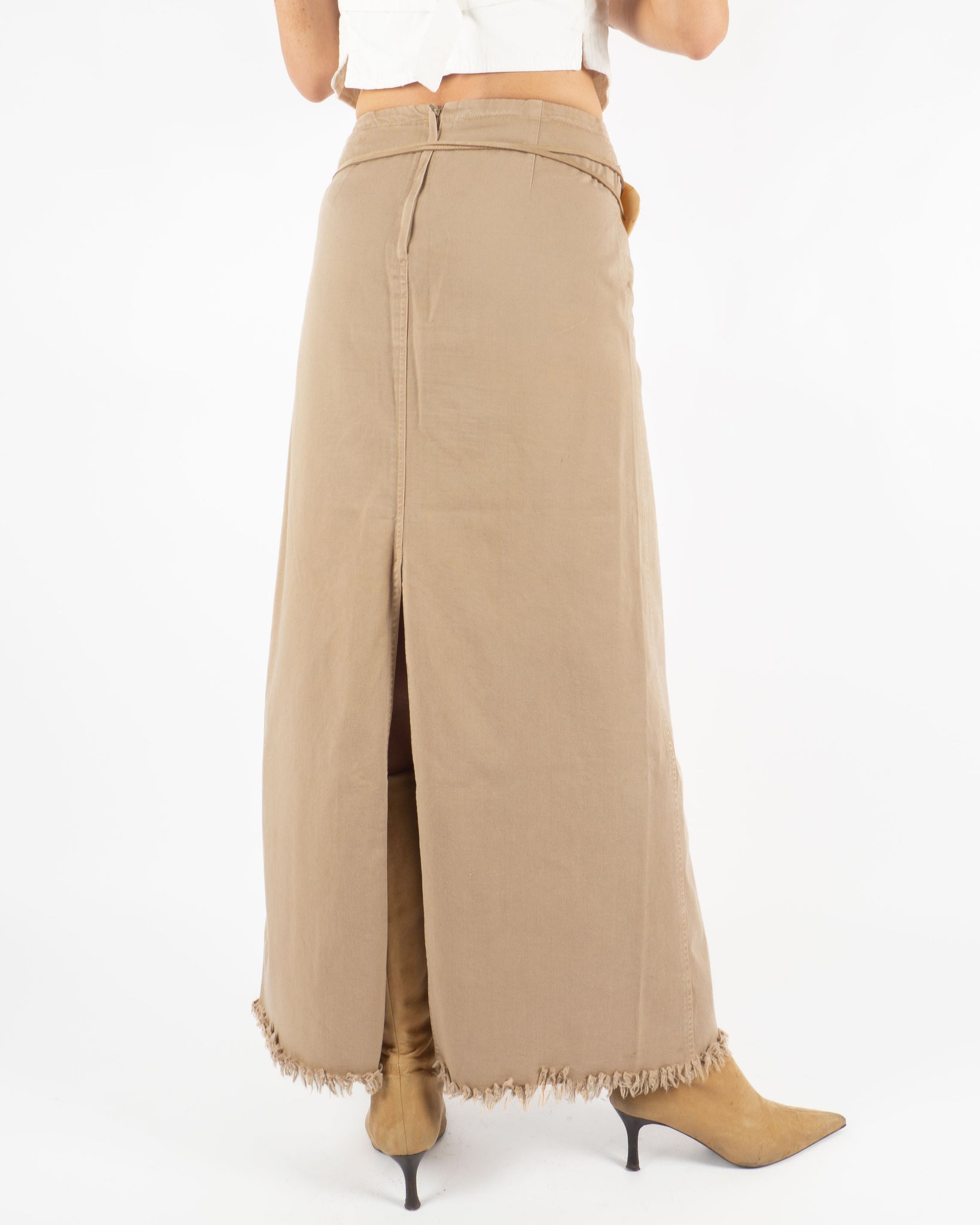 Denim Maxi Skirt