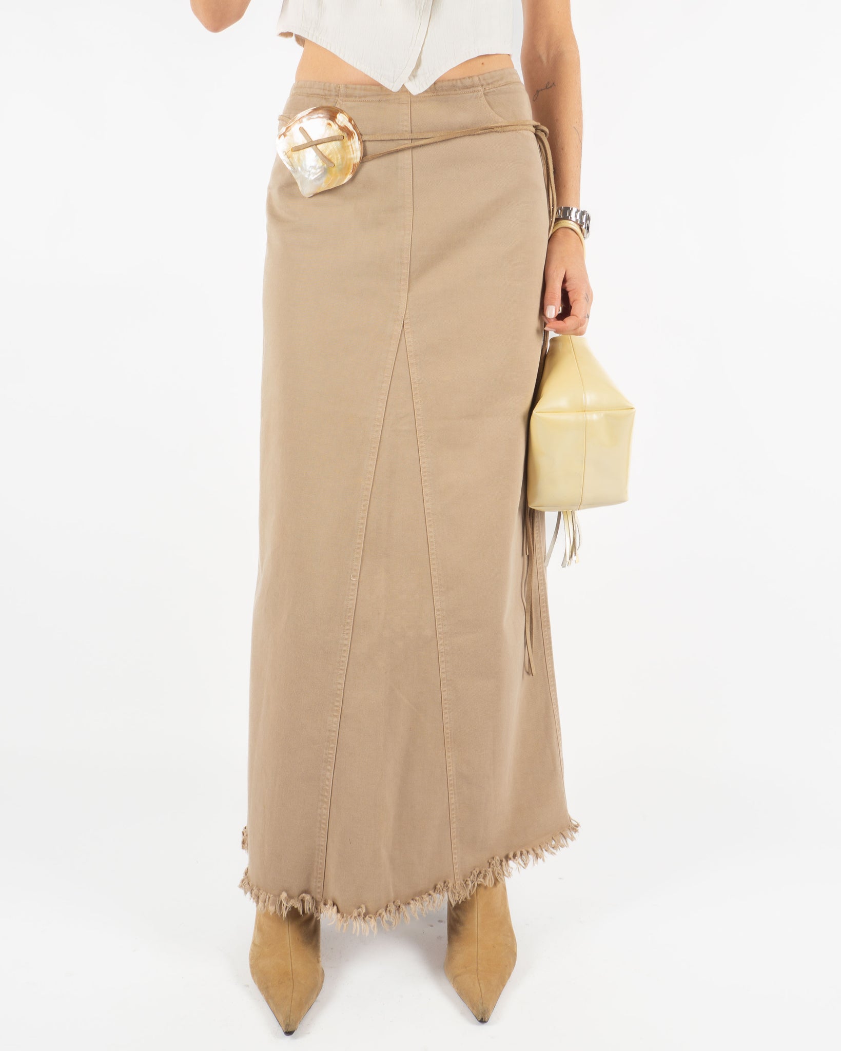 Denim Maxi Skirt